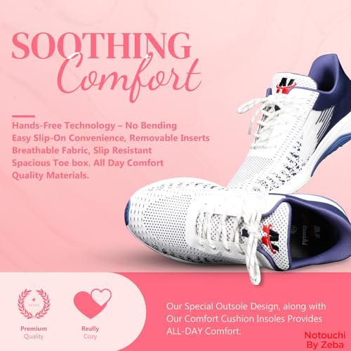 ZEBA Women's Notouchi Hands Free Slip-On All-Day Comfort Walking Shoes - Image 3