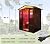 Full Spectrum Ultra-Low EMF Outdoor Sauna 4-Person, Red Cedar Far Infrared Saunas for Home, Near&Mid-IR Light, EMF 0.1-4mG, Bluetooth & Chromotherapy
