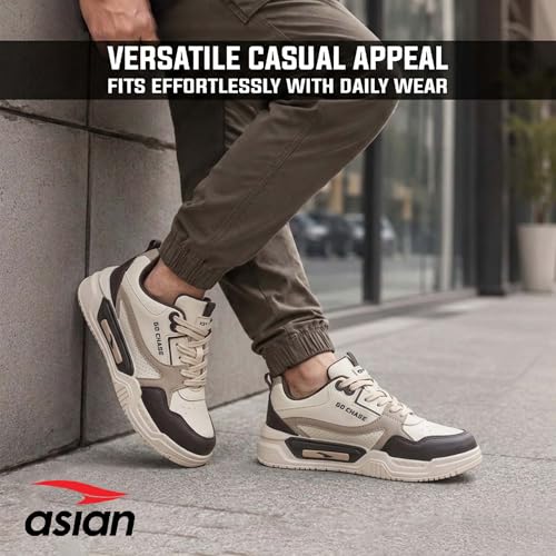 Image of ASIAN Shadow-02 Sneakers for Men | Cushioned Insole, Anti-Slip Outsole & Premium Stylish Design | Trendy Casual Sneakers for Gym