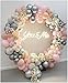 Arco de Globos Kit de Guirnalda Rosa Plata,Kit de Guirnaldas con Globos Rosa Plata Blanco de Cumpleaño,134 Piezas Globos de Para Cumpleaños Comunion Boda ​Baby Shower Niña Fiesta Decoracion