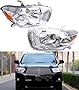 munirater Headlight Assembly Halogen Headlamp Pair Replacement for Highlander 2008 2009 2010 Driver & Passenger Side