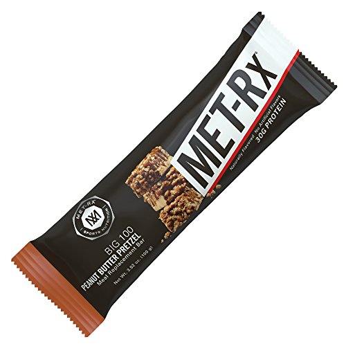 MET-Rx Big 100 Colossal - Peanut Butter Pretzel - Box of 9 - 3.52 oz (100g) bars