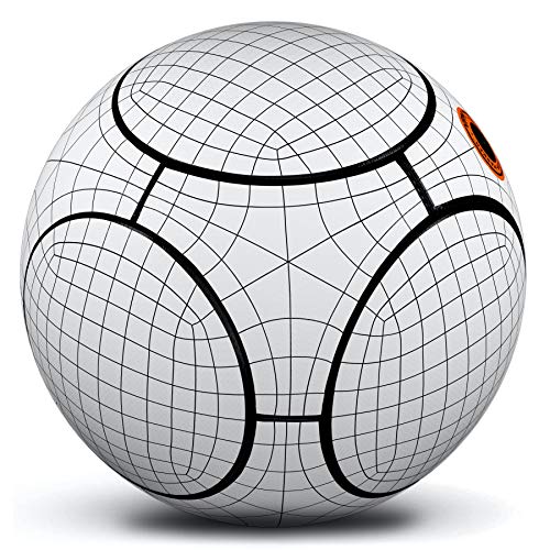 Millenti Proframe Club Soccer Ball-White - Size 5 Training Ball + Match Ball High-Visibility, Easy-To-Track Design (White) Sb0505It #TOP2