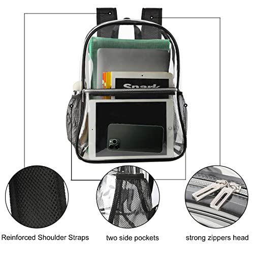 Clear Backpack Heavy Duty TPU Transparent Backpack for Sports,Work,Security Travel.…3