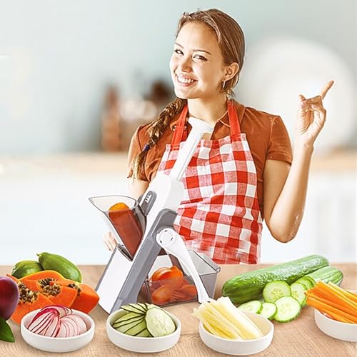 Generic 5 in 1 Multifunctional Vegetable Cutter - Image 5