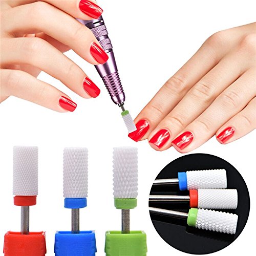 Kit de puntas de cerámica para taladro de uñas miniatura 7