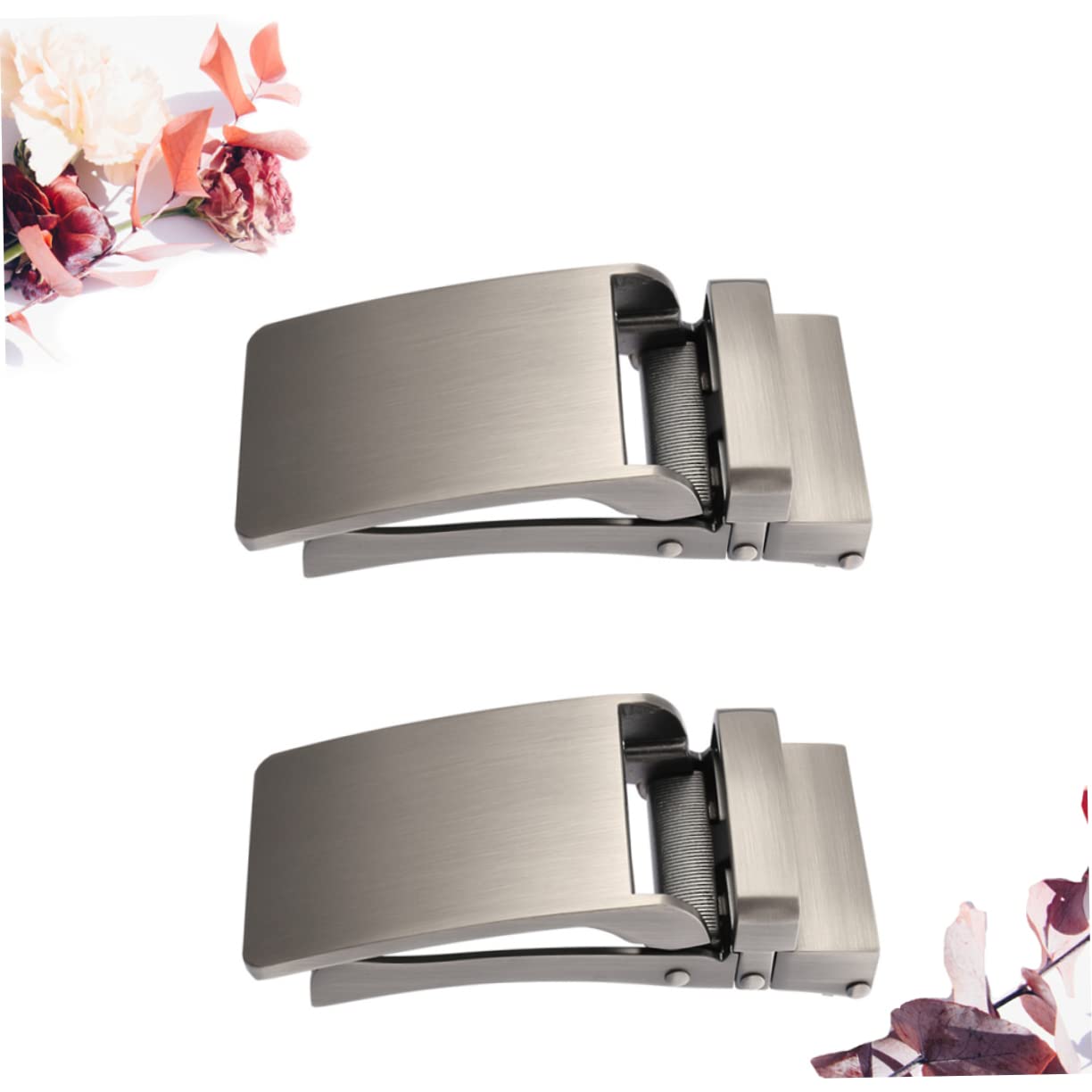 VILLCASE 6 Pezzi Fibbia per Cintura Automatica da Uomo da Design per Cinture Facile da Usare per Ufficio e Formali