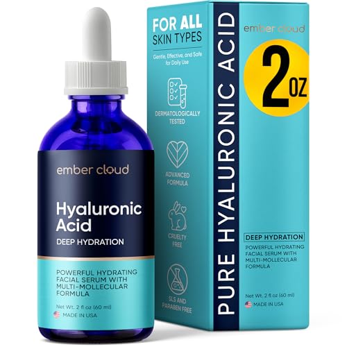 Image of Hyaluronic Acid Serum for Face, Neck & Lips Low Molecular 2 Oz