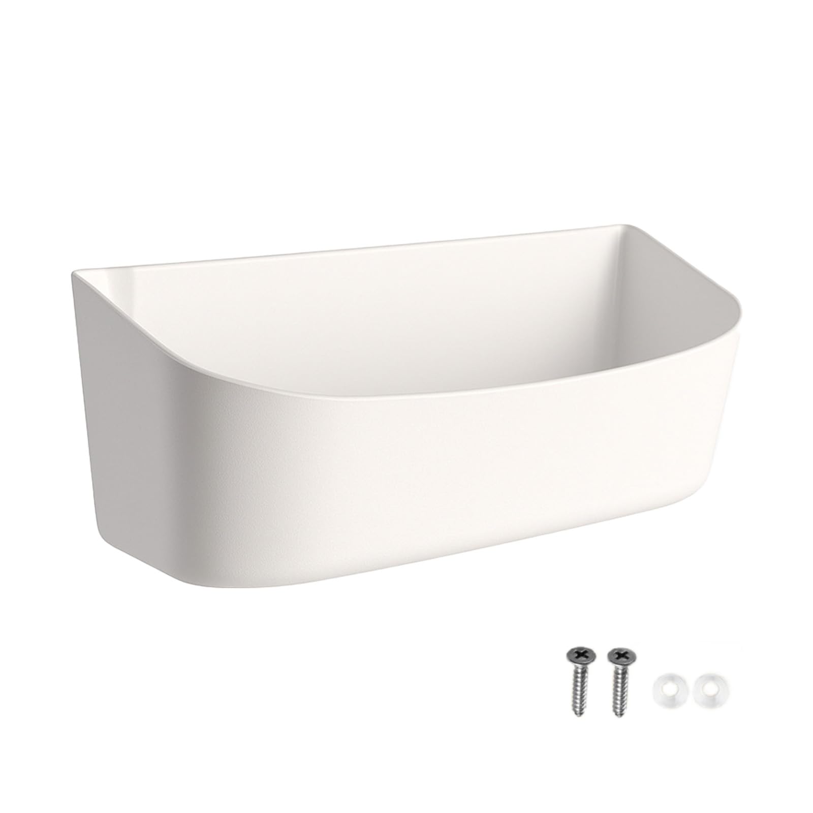 Organisateur de rangement ouvert en plastique anti-jaunissement pour petites zones