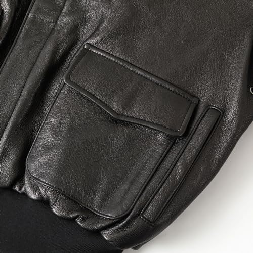 Landing Leathers Men Air Force A2 Leather Bomber Jacket (Also available in Big & Tall)4