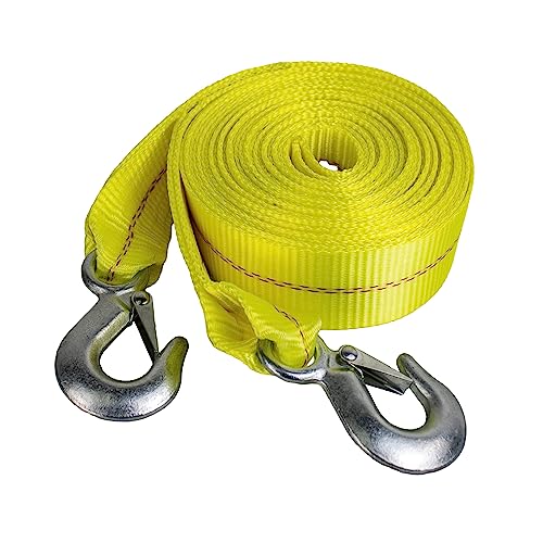 Corde de remorquage en polyester HFS de 9,2m avec 2 crochets pour traction 4,5 tonnes