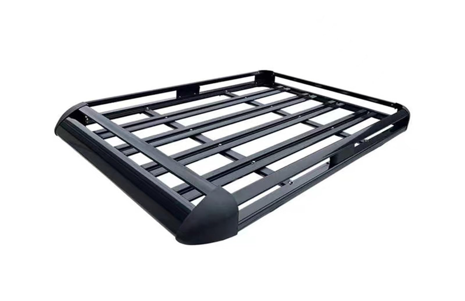 Aluminum Alloy 127 * 90cm, 140 * 100cm, Double-Layer car roof Luggage Rack, SUV roof, Aluminum Alloy Cargo Truck Hanging Basket(127x90 Black)