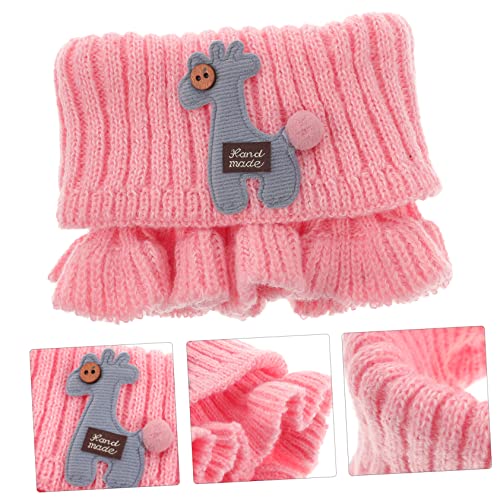 Homoyoyo Boys and Girls Knitted Scarf Warm Neck Wrap for Boys Girls Soft Cartoon Design for Outdoor Activities Warmer for Toddlers for Cold Weather2
