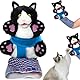Wrestling Cat Toy Puppet,Cat Puppet Wrestler,Plüschkatze Wrestle Toy,Lustige Katzen Puppe Wrestling Spielzeug,für Hauskatzen & Katzenliebhaber
