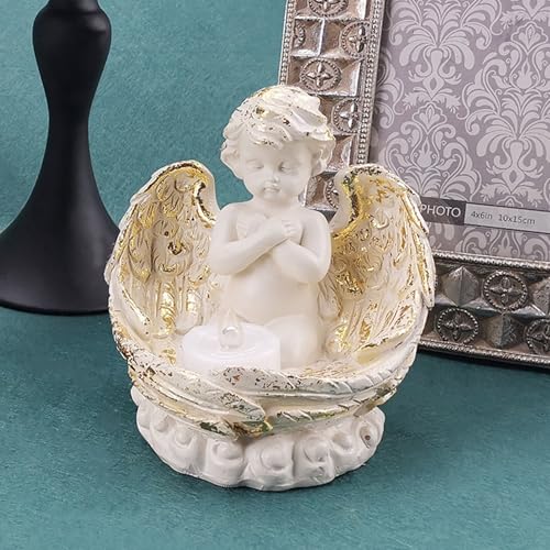 Bougeoir ailes d'ange pour centre de table de mariage et salon