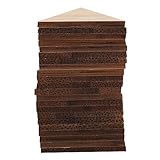 DIYEAH Lot De 20 Tranches Triangulaires De Chips Non À Suspendre Pour Jouets Artisanaux D'anniversaire Pour Enfants