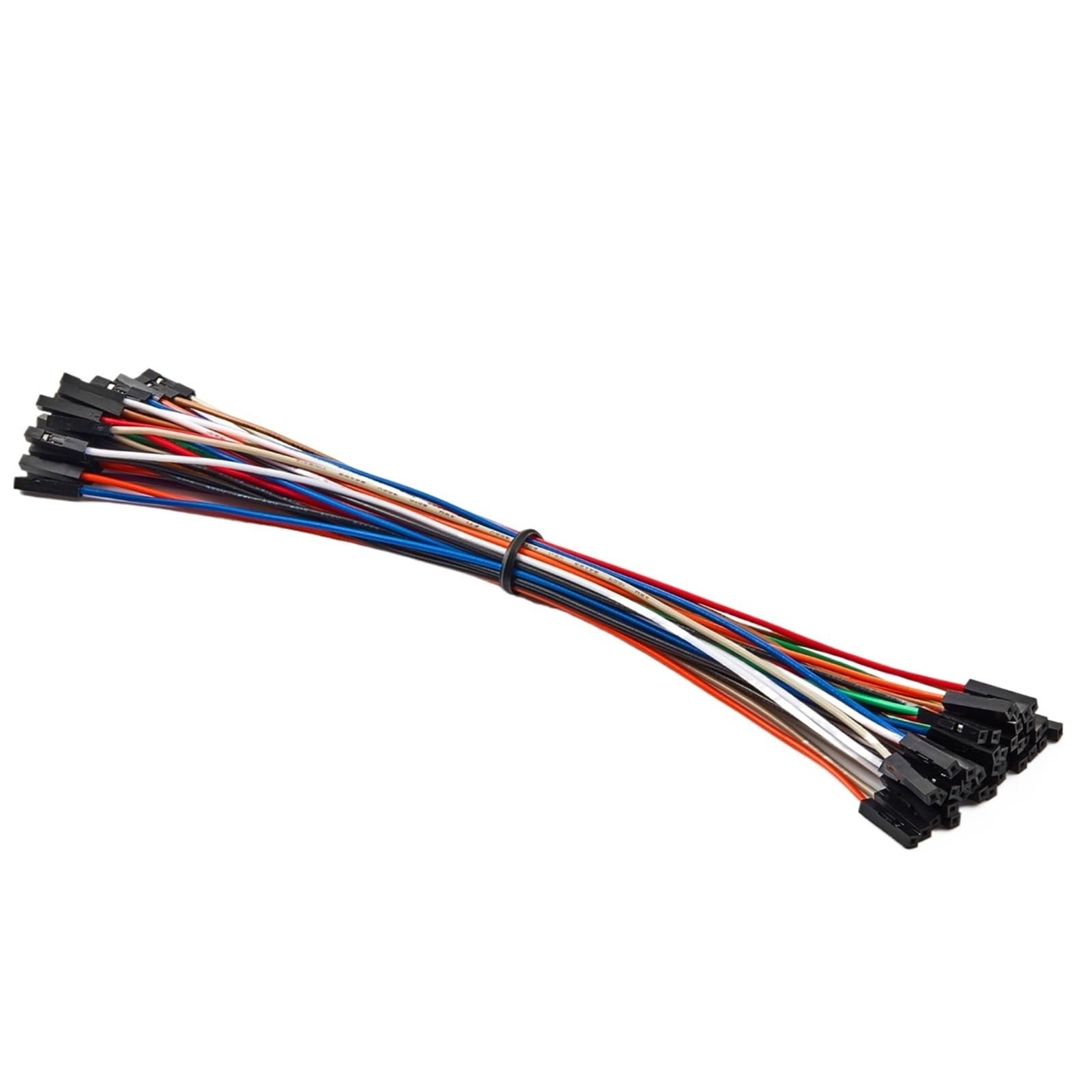 Kit di cavi jumper da 40-120 pezzi da 10 cm, 20 cm e 30 cm, maschio e femmina, set di connettori a nastro lungo in rame 24 AWG(90pcs Flexible Kit,10cm)