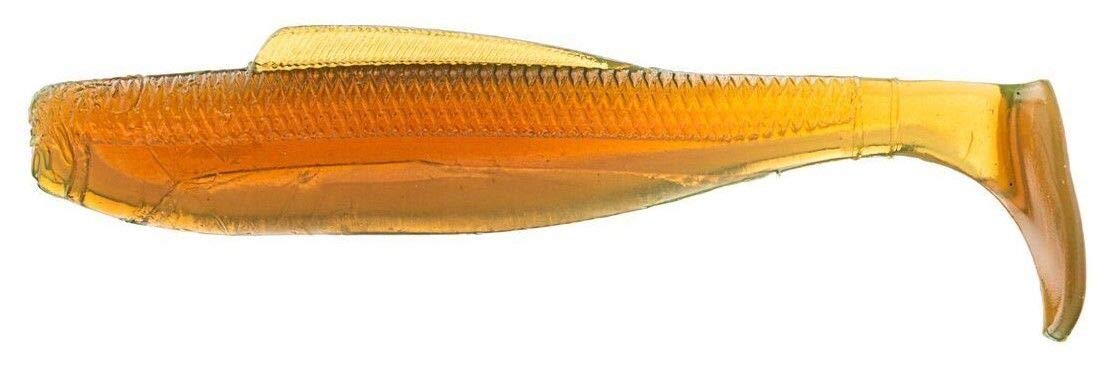 Z-MAN, DieZel MinnowZ Soft Bait Lure, Freshwater/Saltwater, 4" Length, Motor Oil, Package of 5