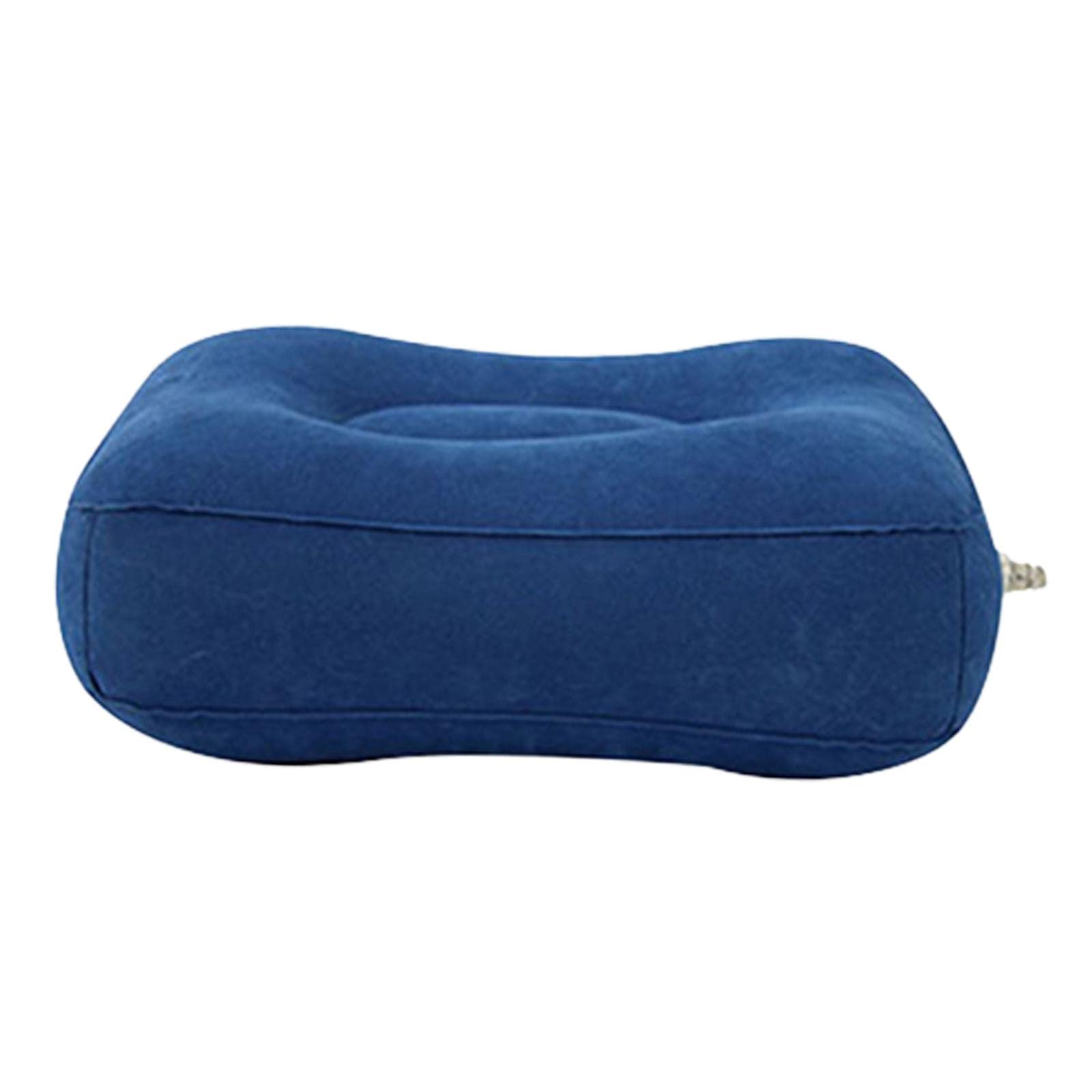 Set di 5 cuscini poggiapiedi gonfiabili in PVC per casa, aereo e campeggio, blu, 42 x 32 x 20 cm