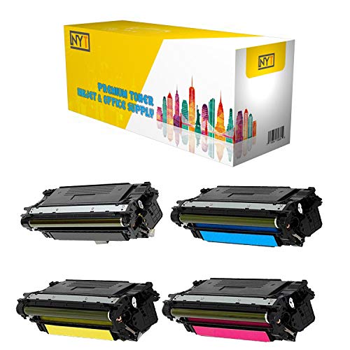 NYT Compatible Toner Cartridge Replacement for HP CF330X CF331A CF332A CF333A (HP 654X & 654A) for HP Laserjet M651, M651N, M651DN, M651XH (Black, Cyan, Magenta, Yellow, 4-Pack) NYT Compatible Toner Cartridge Replacement for HP CF330X CF331A CF332A CF333A (HP 654X & 654A) for HP Laserjet M651, M651N, M651DN, M651XH (Black, Cyan, Magenta, Yellow, 4-Pack)