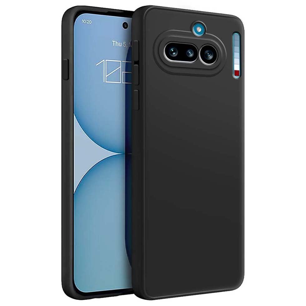 Image of SPAZY CASE Silicone Back Cover for Nothing 4a | Soft Liquid Silicone Slim Protective Case with Microfiber Lining, Anti-Scratch, Shockproof, Camera Protection, Anti-Fingerprint