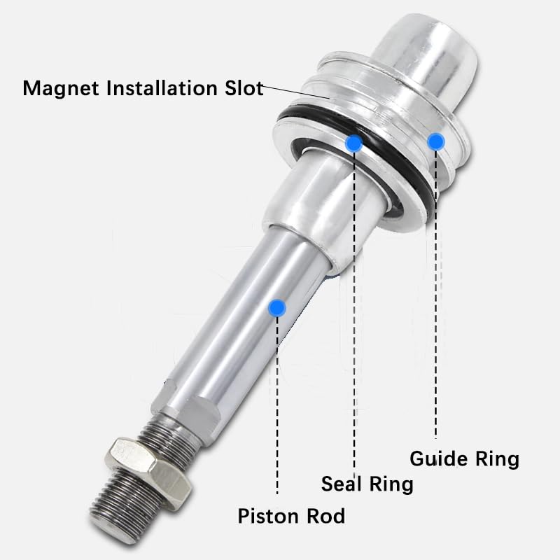 Cylindre pneumatique SC40 résistant pour automatisme à course 400mm - 5