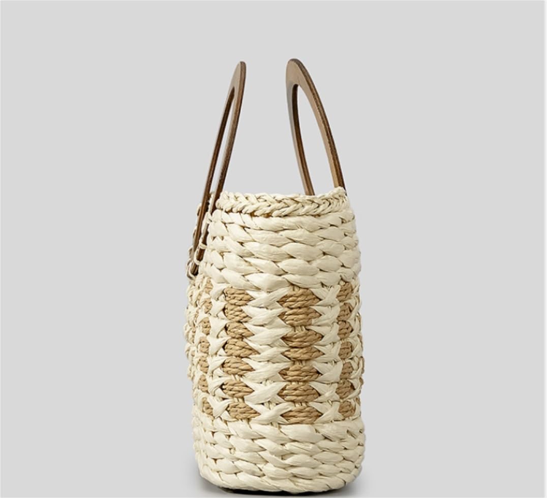 Borsa Paglia Donna, Borse Tote In Paglia Per Donna Borsa A Mano In Paglia Lavorata A Maglia Borsa Da Spiaggia Estiva Borse Estive Shopper