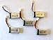 RoaringTop 5-Pack 25C 3.7V 350mAh Lithium-ion Batteries for Hubsan X4,H107C,H107D,107L,F180,F180C,M61X,M62R,UDI,U816, Syma X3 and More Models