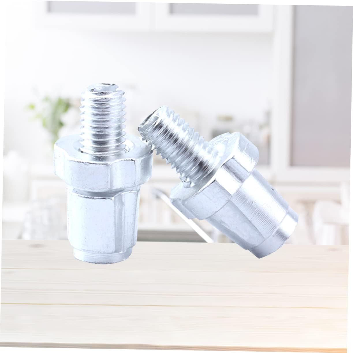 Set of M7 Brake Adjustment Screws Aluminum Alloy Fit Bicycles Silver Easy to Assemble