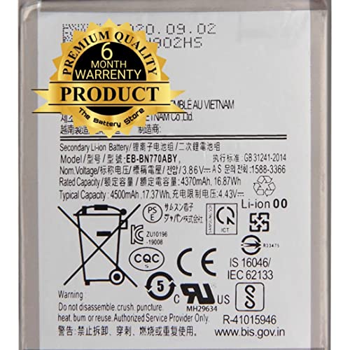 Image of THE BATTERY STORE Original EB-BN770ABY Battery for Compatible with EB-BN770ABY Samsung Galaxy Note 10 Lite N770F EB-BN770ABY Battery with 3 Month Warranty .(for Samsung NOTE-10 LITE)