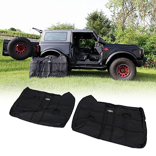 IAG I-Line Door Storage Bags (2 Door 1 Pair) for Ford Bronco 2021+ 2 Door (Not Sport)