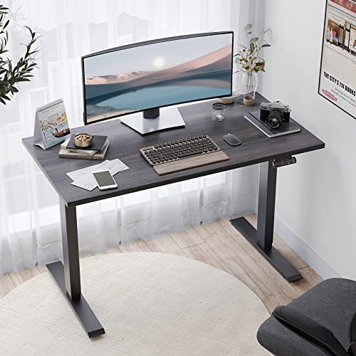 Sunon スタンディングデスク 2モーター 昇降 電動昇降デスク 昇降式デスク Amazon | Sunon 電動昇降式デスク 2モーター付き 一枚板 幅120cm