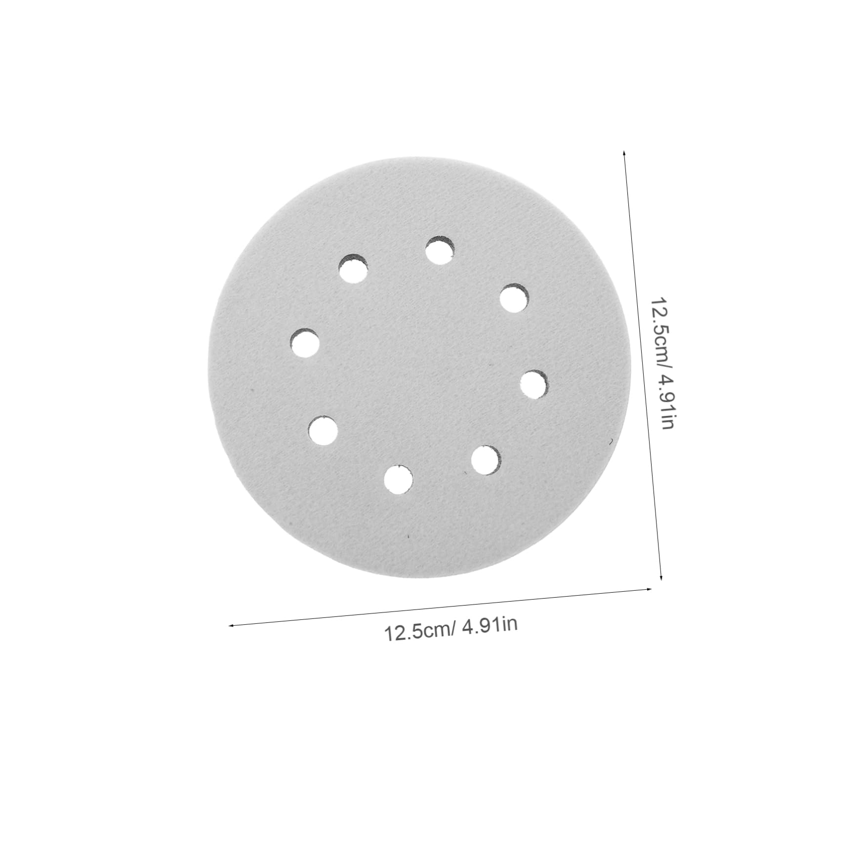 Unomor Sanding Disc Pad for Car Polisher 4pcs Pads Automotive Sponge Material