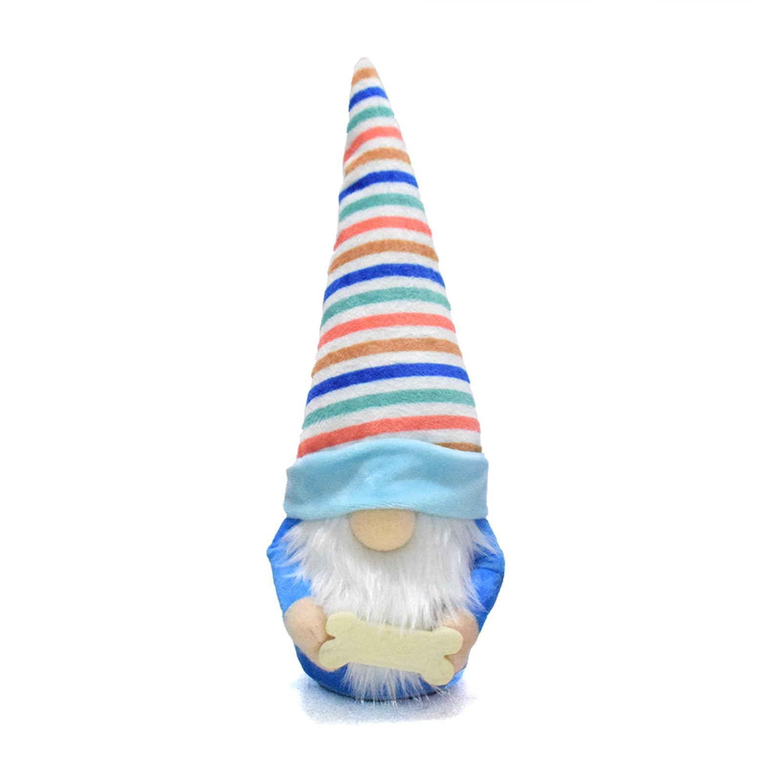 Buxuaaaa Bone Shape Rudolphs Doll Table Decors Lovely Doll Dwarfs Figurine Festival Animal Theme Spring Holiday Decors