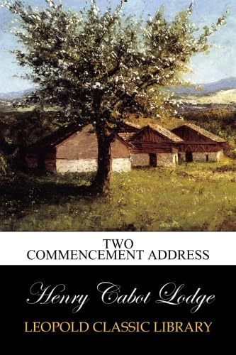 Two commencement address