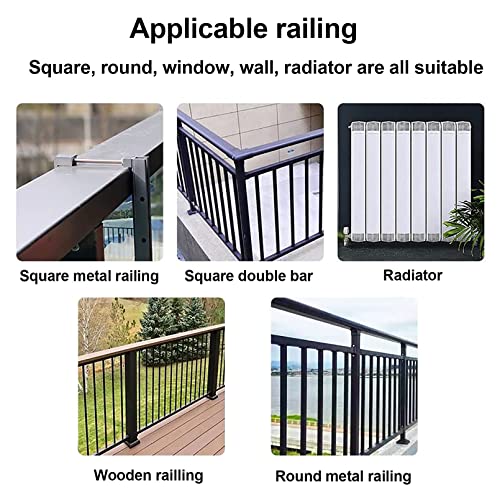 Table de Balcon Suspendue Résistante aux Intempéries et Rouille