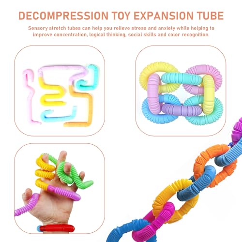 10 tubi telescopici, mini sensori, tubi pop