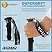 Dynamo Prime 3-in-1 Cane - Vertical Balance-Posture Walking Stick, Trekking Pole With Durable Foam Grip, Hand Tether - Lightweight, Twist Adjustable Hiking Stability Stick - Orange