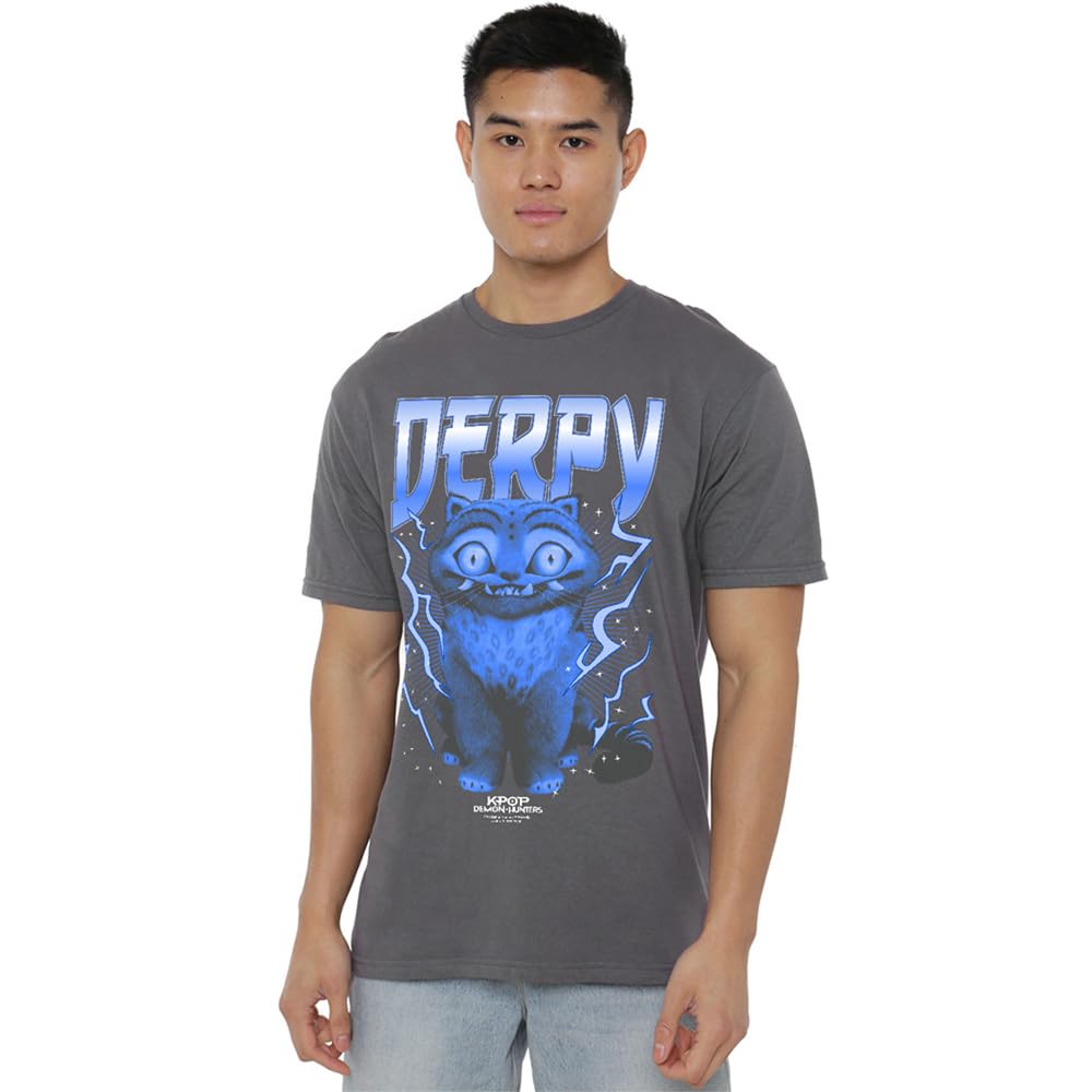 Netflix - Licensed T-Shirt - Kpop Demon Hunters - Charcoal - 3XL