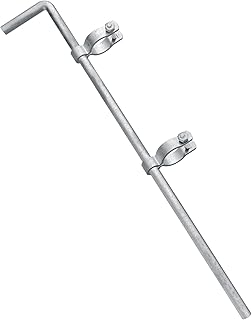 Gate Cane Bolt 1-3/8" × 32", VIVIDA Gate Drop Rod for Chain Link Fence, Cane Bolt Drop Rod for Single or Double Gate, Gate Drop Rod Cane Bolt, 1 Pack