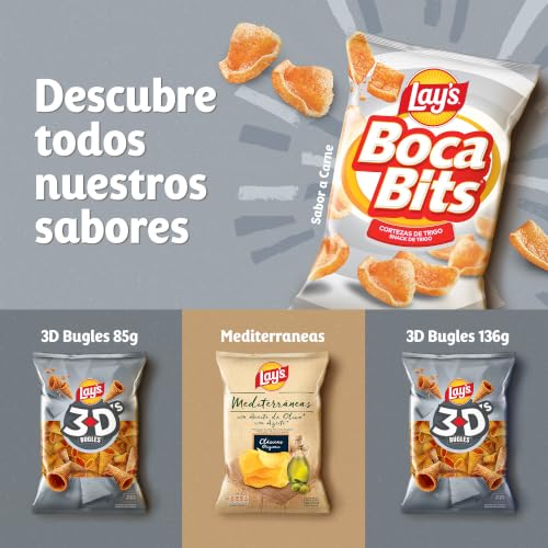Miniatura 4 de Lay S Bocabits, Snack De Corteza De Trigo Con Sabor A Carne, Producto De Aperitivo, Bolsa Individual, 75gr