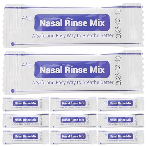 TOVINANNA Cuidado Nasal: 40 Sobres De Nasales Para Enjuague Instantáneo Sinusal