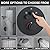 KOJOX Matte Black Thermostatic Shower System, Push Button Diverter Shower Faucet Set with 12" Ceiling Mount Rain Shower, 8" Wall Mount Shower Head, and 3-in-1 Handheld Spray