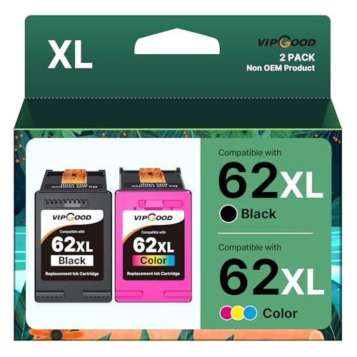 Hilitand Paquete Combinado De Cartuchos De Tinta 62XL Compatible Con - Foto 2