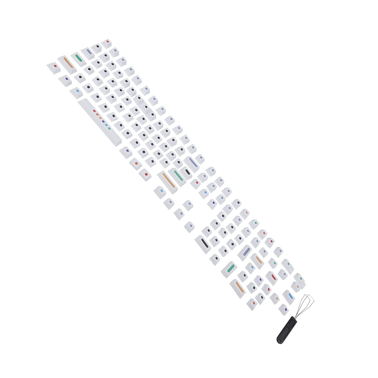 Dot Keycap Dye Sublimation PBT Mechanical Keyboard Keycap Set