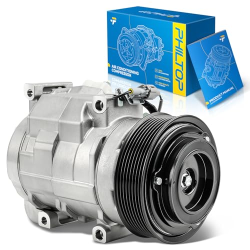 Image of PHILTOP 141012NEW Air Conditioner AC Compressor with Clutch for Toyota Tundra 2015-2021, 2007-2014 5.7L, 2010-2014 4.6L