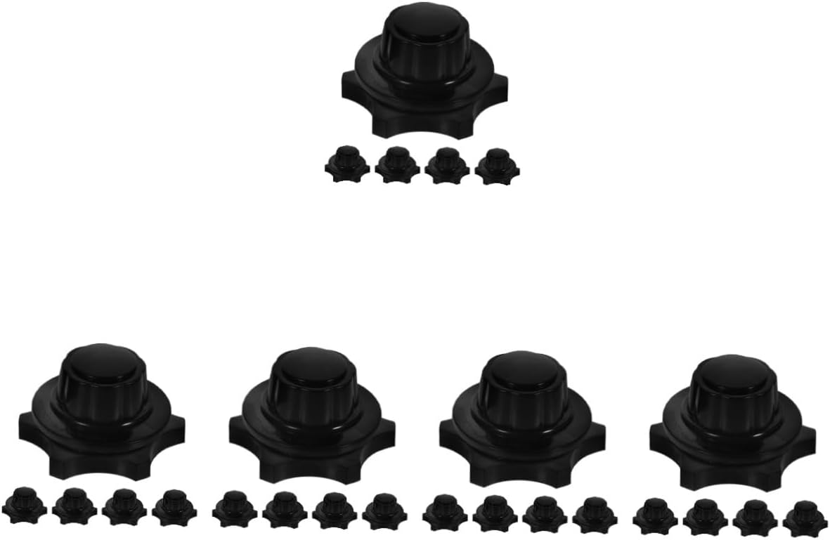OSALADI 5sets Reusable Fan Nut Covers Plastic Fan Fixing Nut Covers Replacement Accessories Screw Cap for Ceiling Blades
