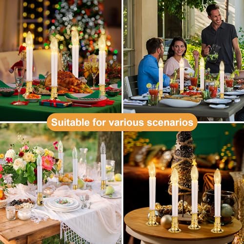 Tobusa GY-C-10.6-U-A29 4 Pack Christmas Electric Window Candle Lights thumb #7