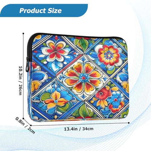 Funda para portátil 13-14 pulgadas con patrón colorido impermeable miniatura 3