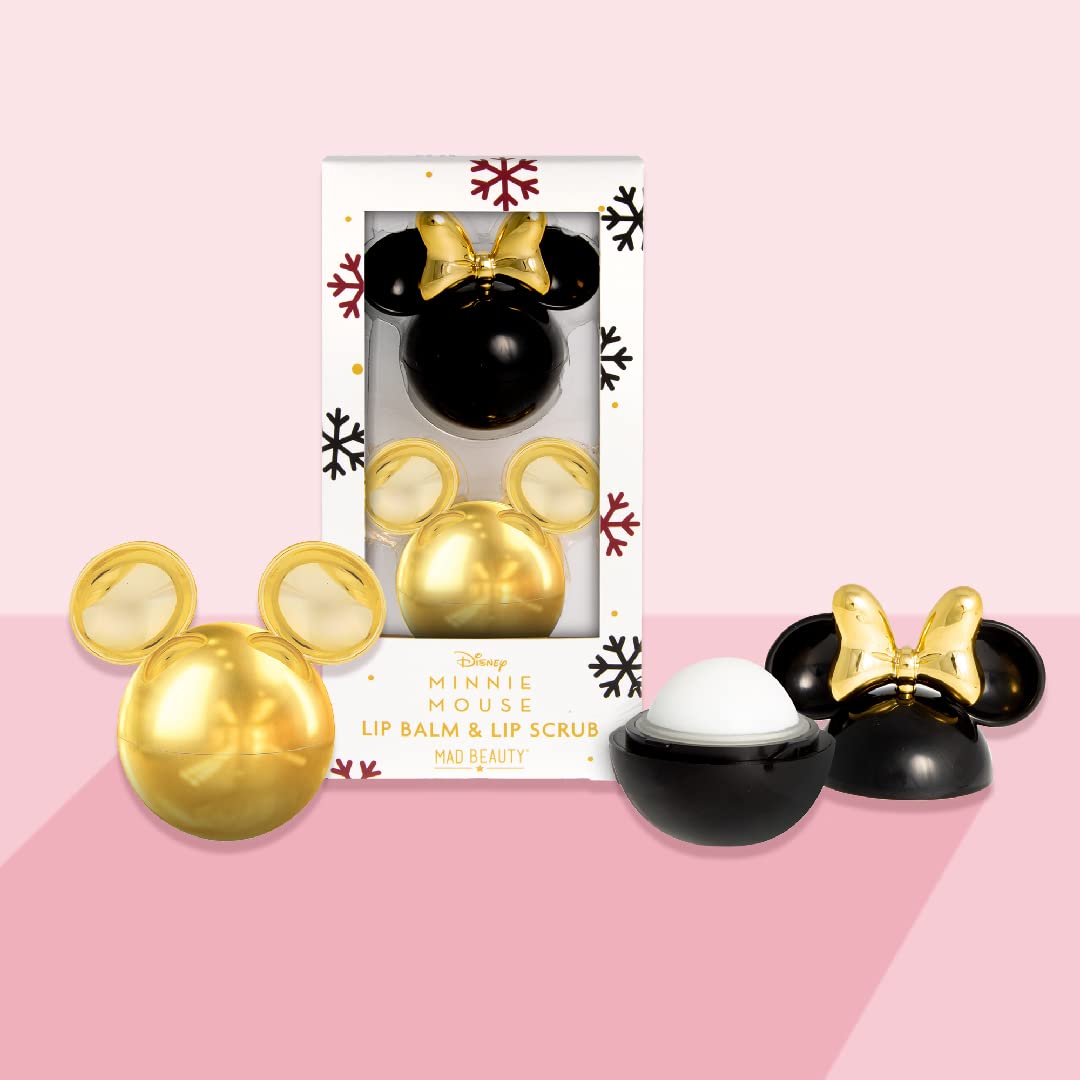 Baume à Lèvres Minnie Burgundy Mickey Lip Duo MAD Beauty - Transparent, Neuf Avec Emballage Original !